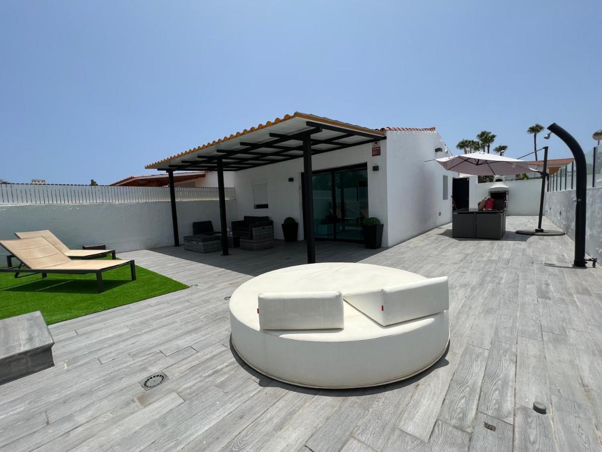 Agradable Bungalow Con Piscina Playa del Ingles  Bagian luar foto